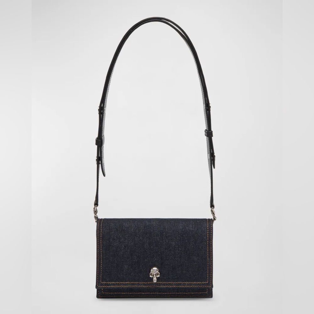 Alexander McQueen
Small Skull Denim Shoulder Bag